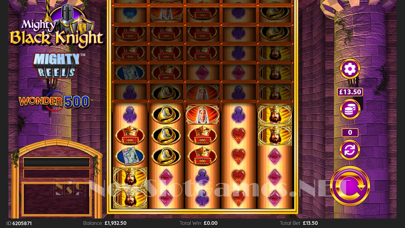 Mighty Black Knight Wonder 500 Slot Slot Image in Demo - pic. 12