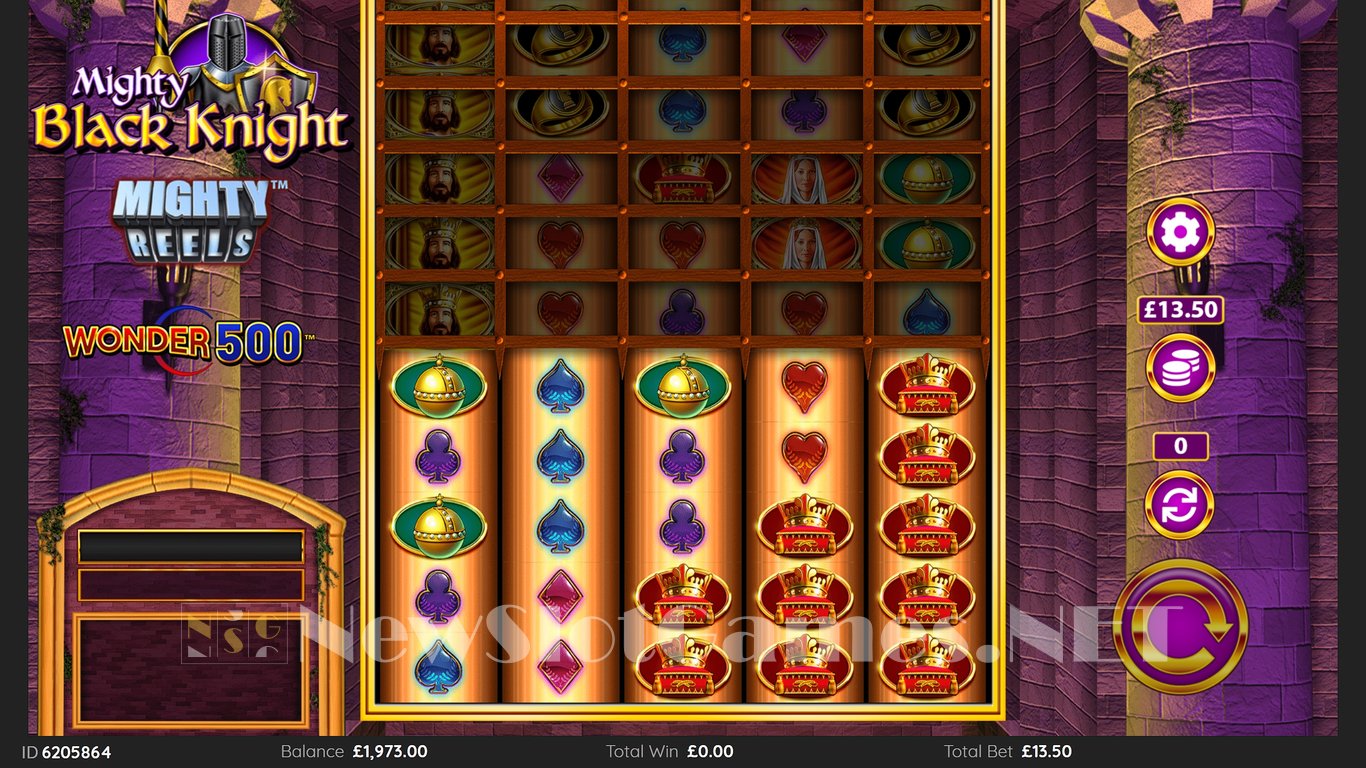 Mighty Black Knight Wonder 500 Slot Slot Image in Demo - pic. 3