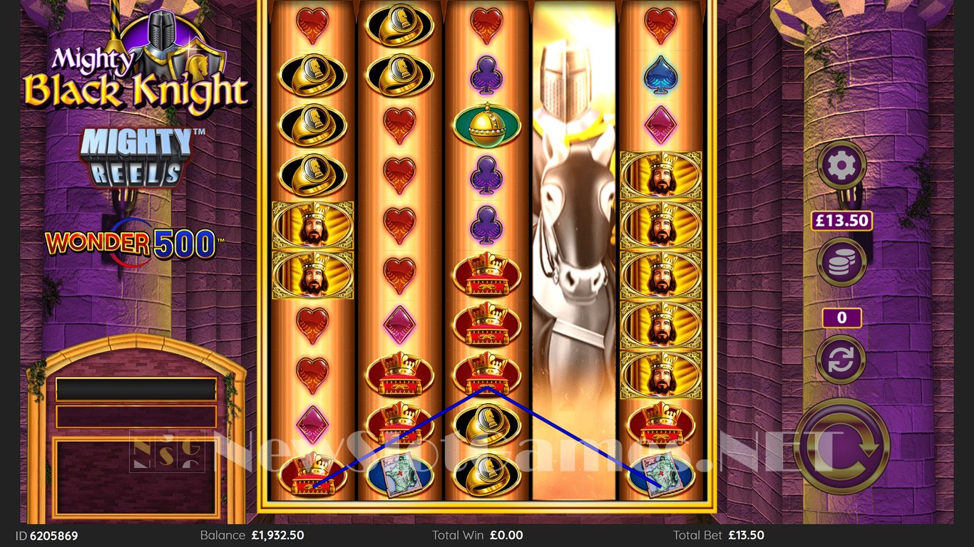 Mighty Black Knight Wonder 500 Slot Slot Image in Demo - pic. 6