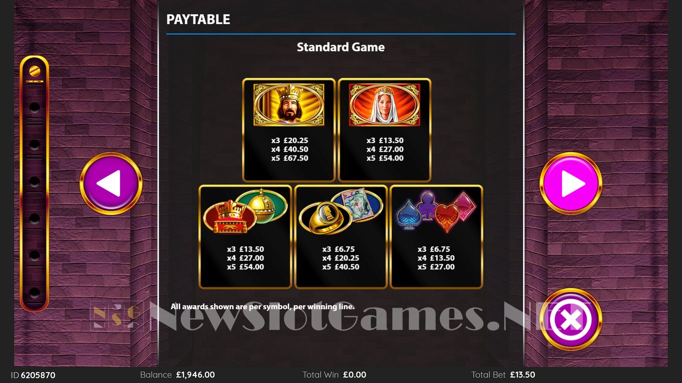 Mighty Black Knight Wonder 500 Slot Slot Image in Demo - pic. 7
