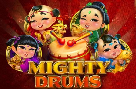Mighty Drums Slot Logo