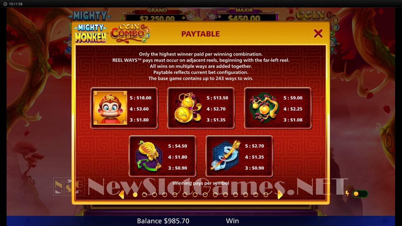 Mighty Monkey Coin Combo Slot Slot Image in Demo - pic. 5