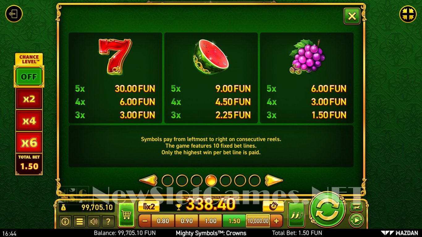 Mighty Symbols™ Crowns Slot Slot Image in Demo - pic. 13