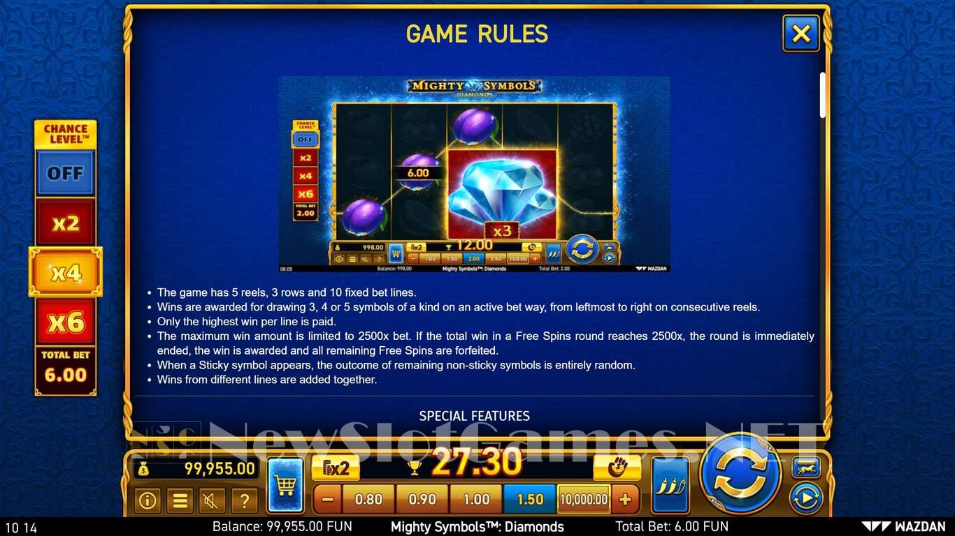 Mighty Symbols™ Diamonds Slot Slot Image in Demo - pic. 9