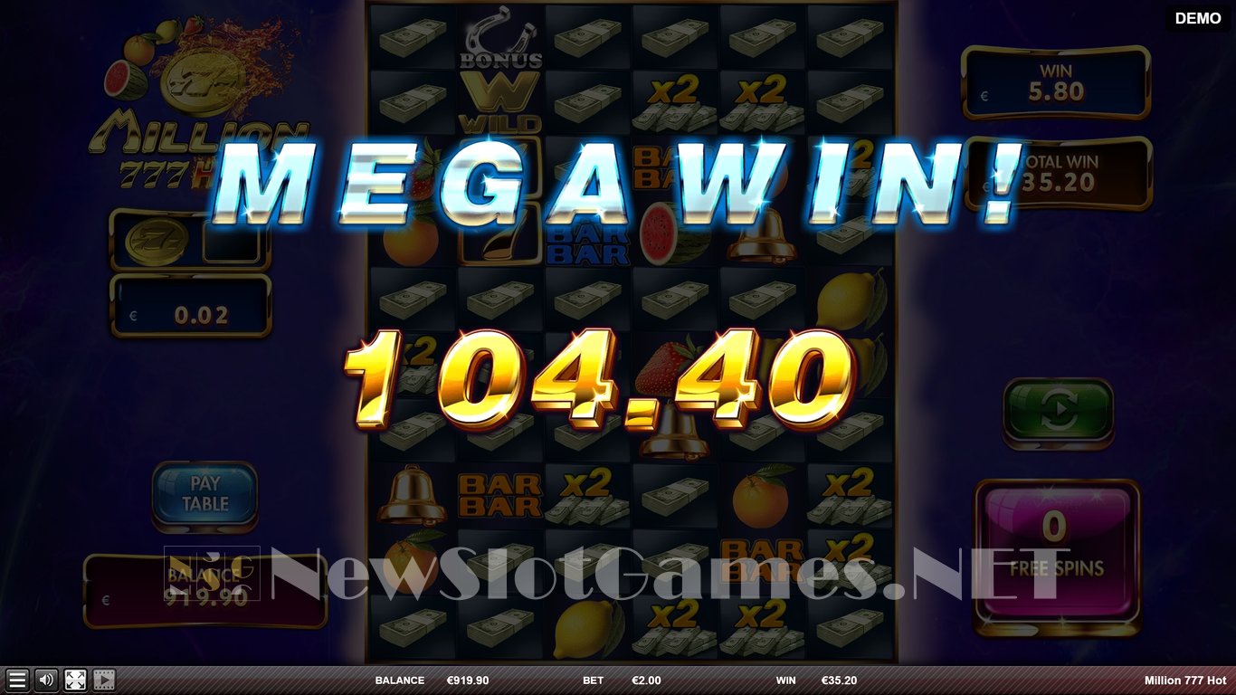Million 777 Hot Slot Slot Image in Demo - pic. 12