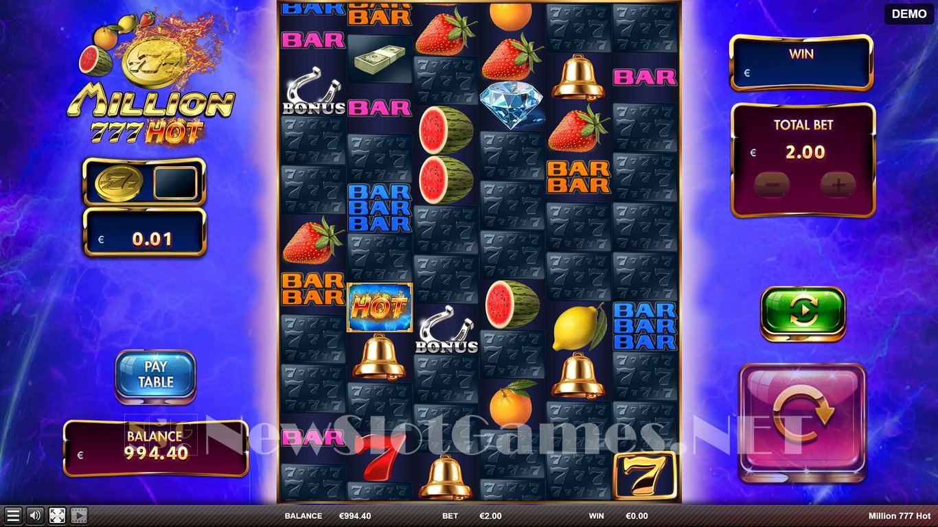Million 777 Hot Slot Slot Image in Demo - pic. 3