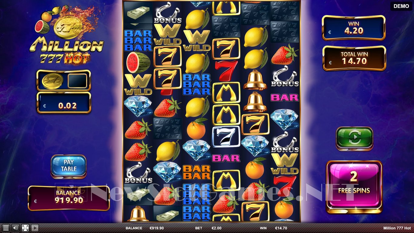 Million 777 Hot Slot Slot Image in Demo - pic. 9