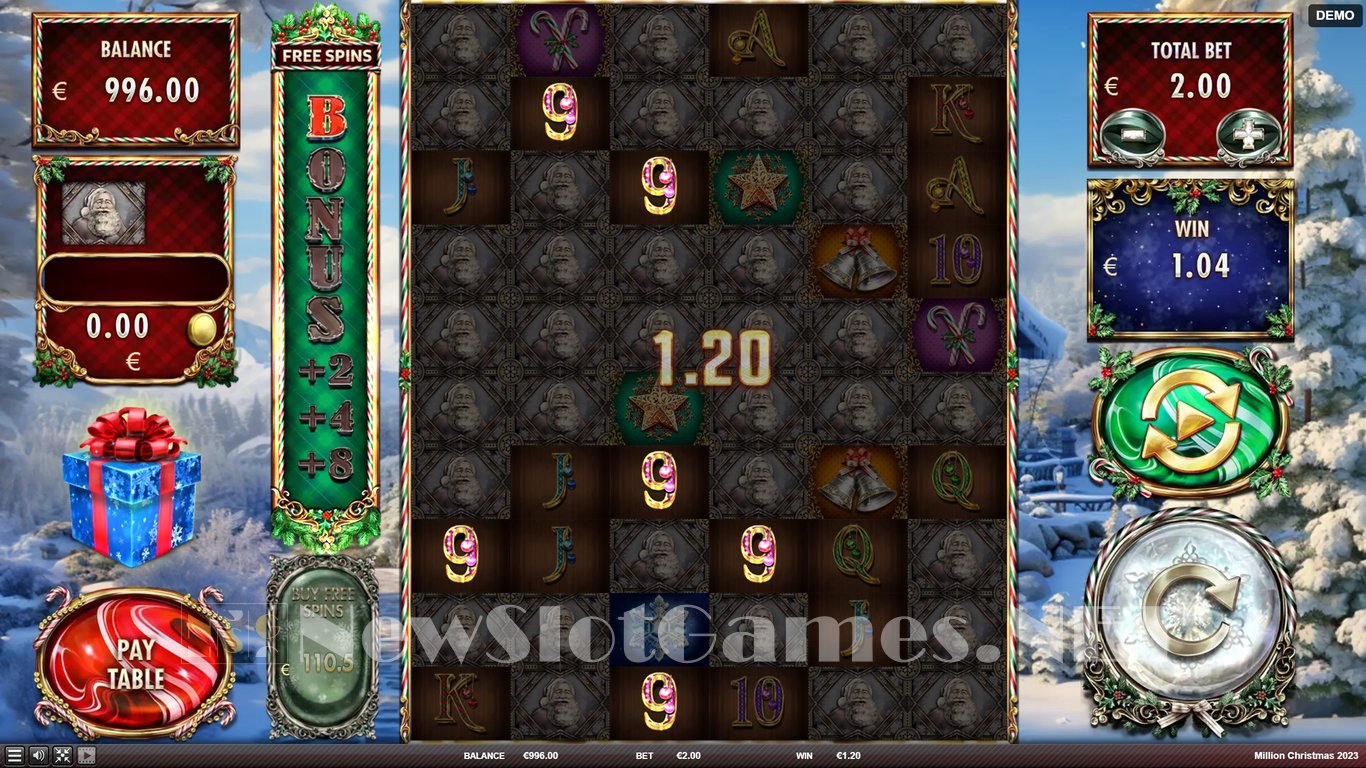 Million Christmas 2023 Slot Slot Image in Demo - pic. 3