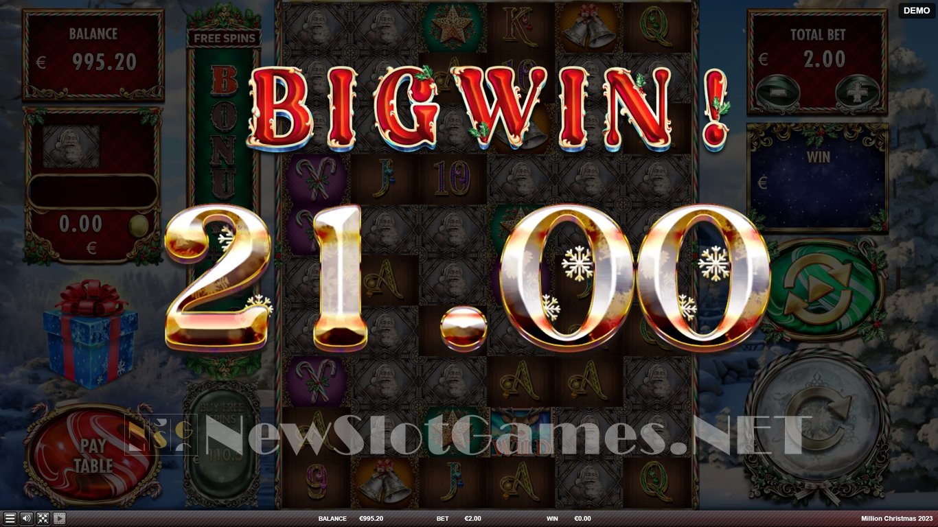 Million Christmas 2023 Slot Slot Image in Demo - pic. 5
