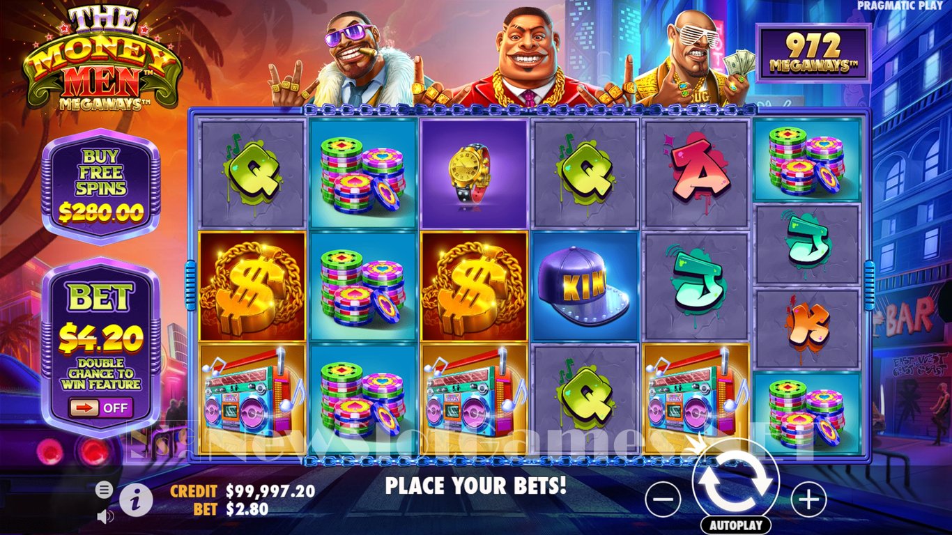The Money Men Megaways Slot Demo Image