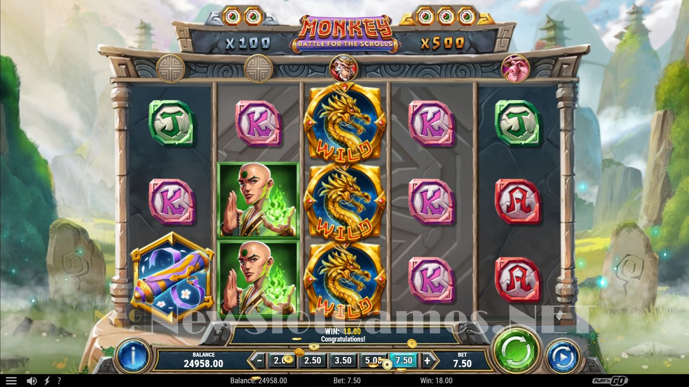 Monkey Battle for the Scrolls Slot Slot Image in Demo - pic. 6