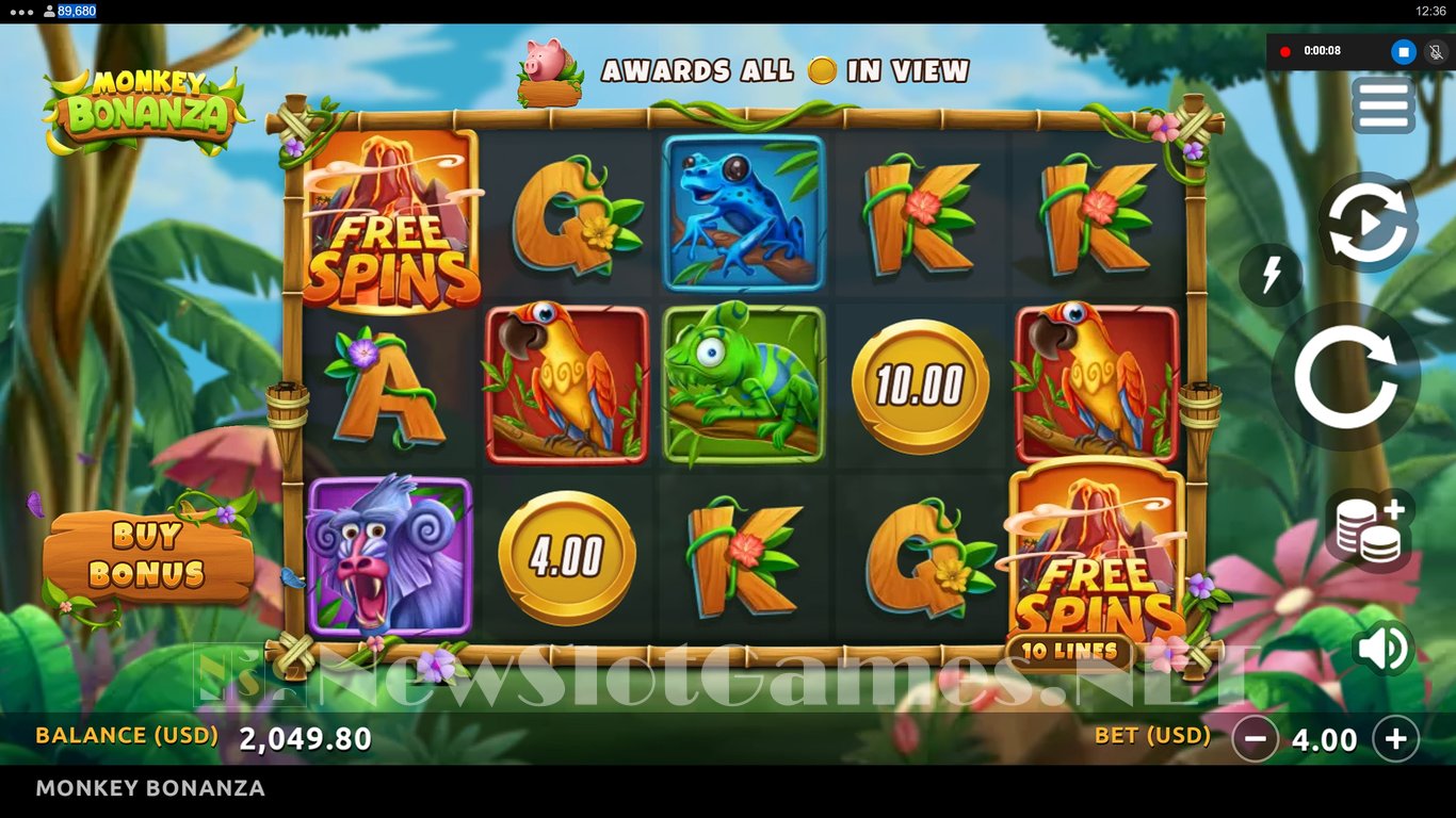 Monkey Bonanza Slot Demo Image