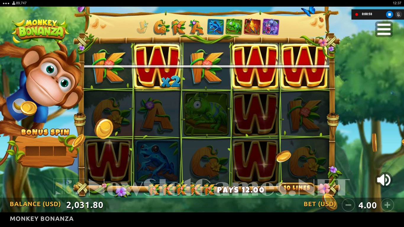 Monkey Bonanza Slot Slot Image in Demo - pic. 11