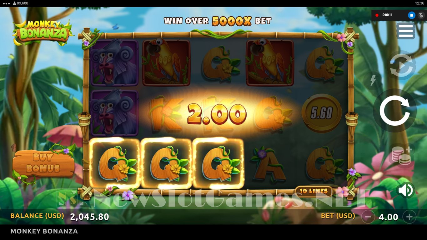 Monkey Bonanza Slot Slot Image in Demo - pic. 2