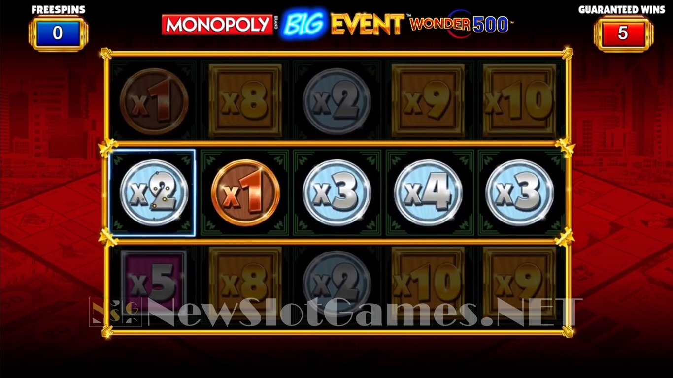 Monopoly Big Event Wonder 500 Slot Slot Image in Demo - pic. 11