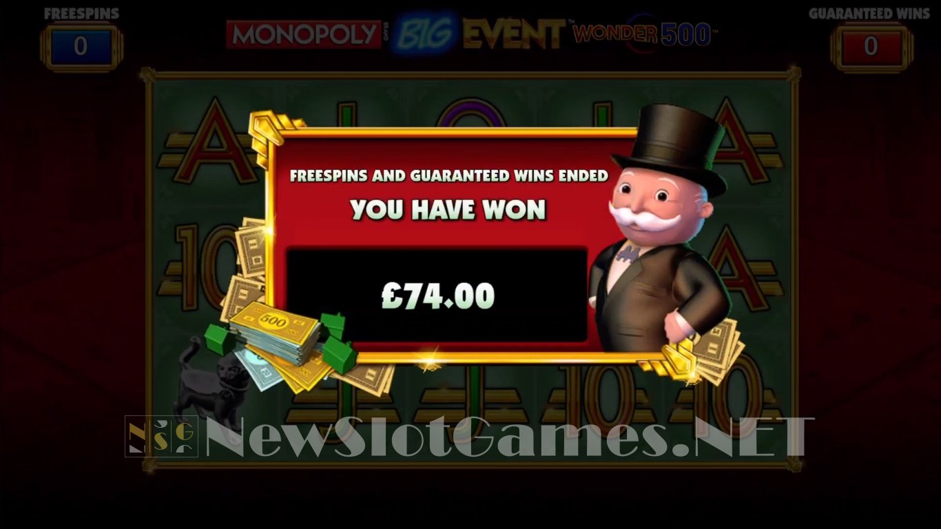 Monopoly Big Event Wonder 500 Slot Slot Image in Demo - pic. 13