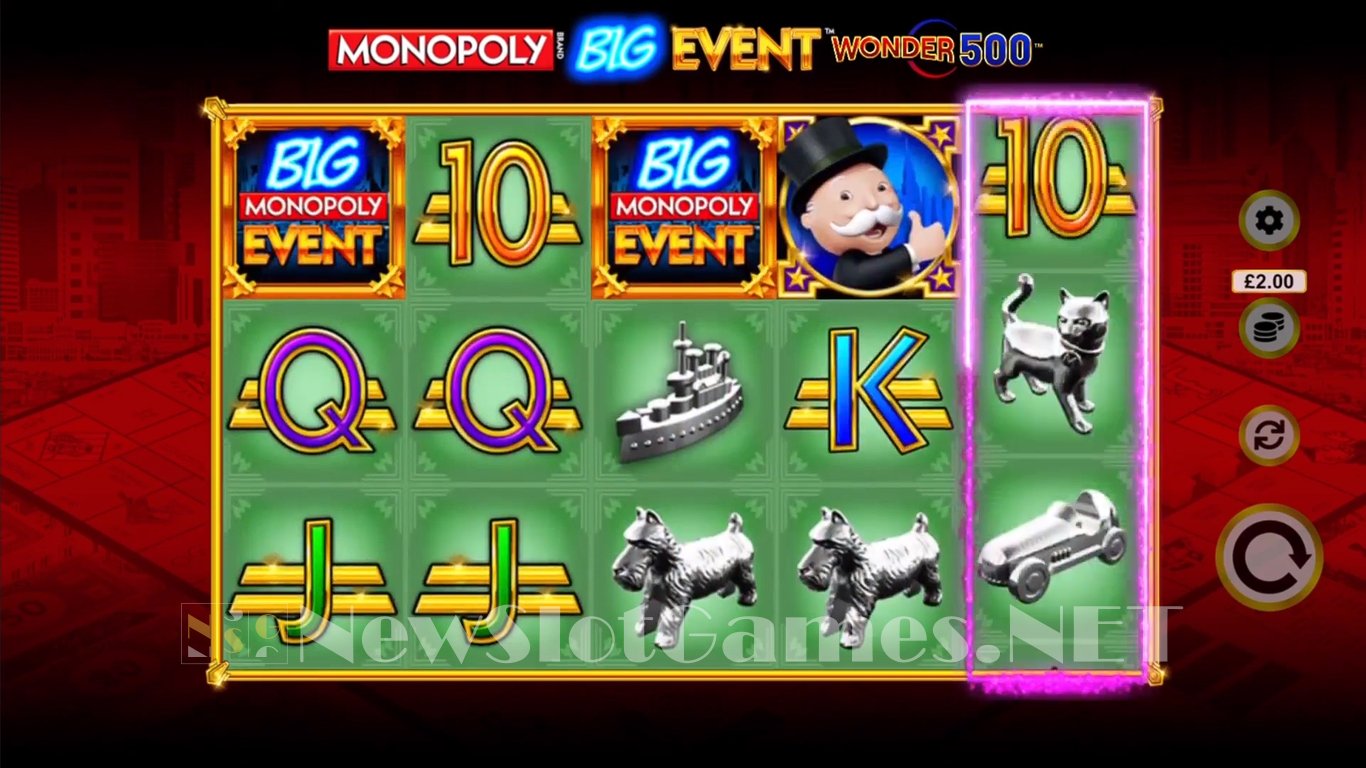 Monopoly Big Event Wonder 500 Slot Slot Image in Demo - pic. 2