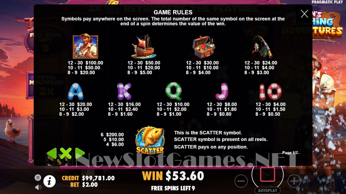 Mr Tains Fishing Adventures Slot Slot Image in Demo - pic. 10