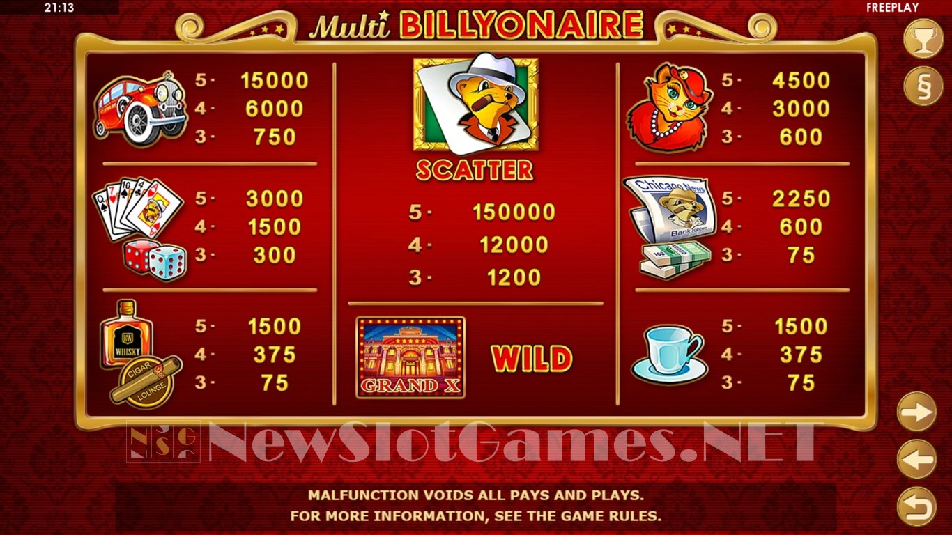Multi Billyonaire Slot Slot Image in Demo - pic. 7