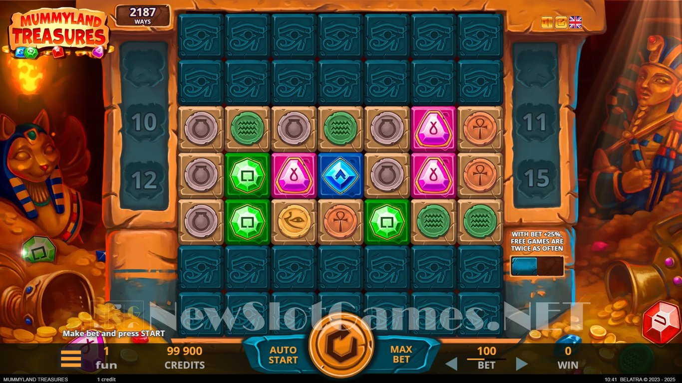 MummyLand Treasures Slot Demo Image