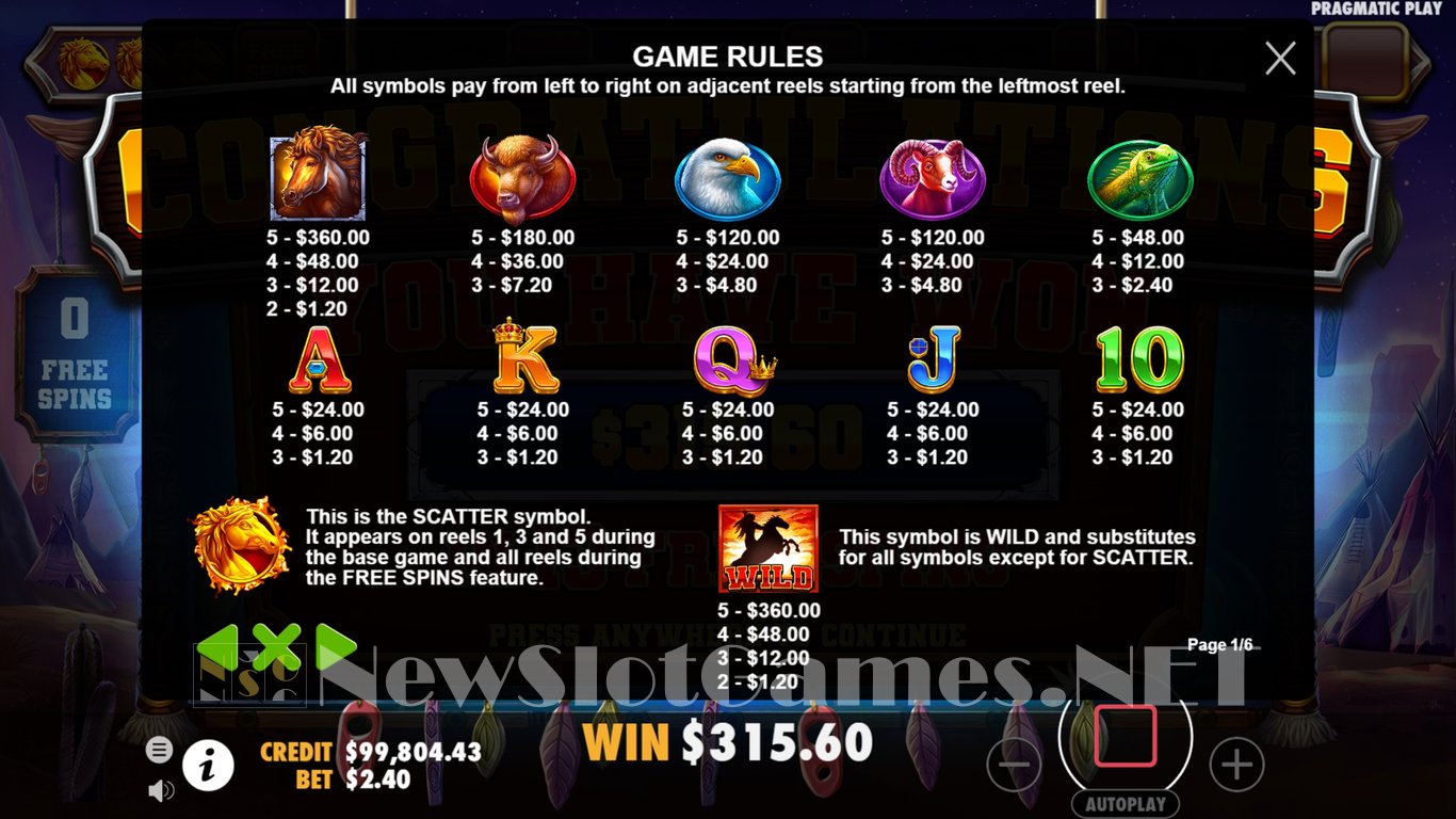 Mustang Trail Slot Slot Image in Demo - pic. 15