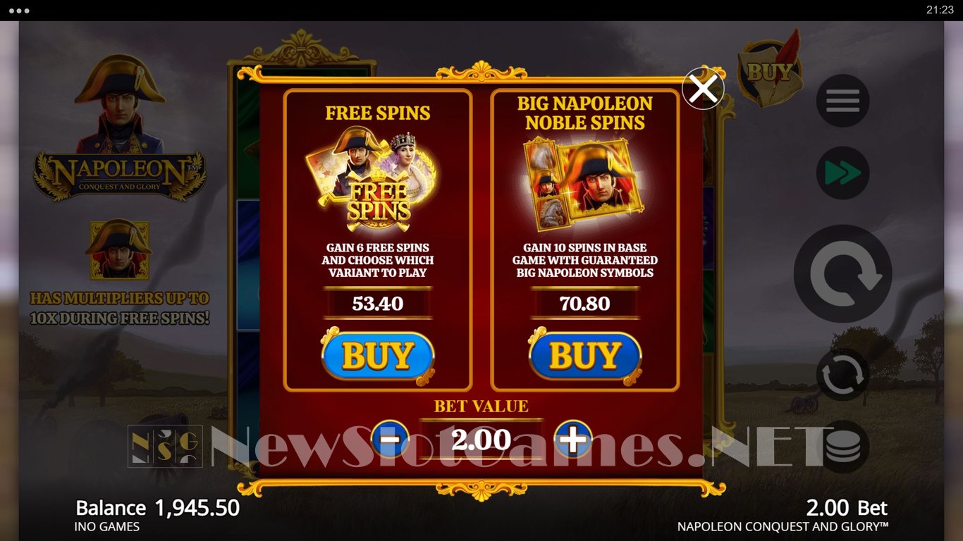 Napoleon Conquest and Glory Slot Slot Image in Demo - pic. 8