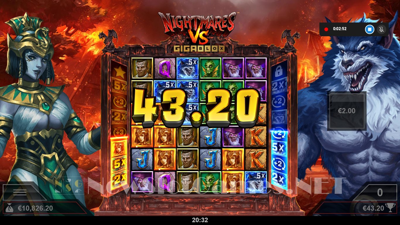 Nightmares VS GigaBlox Slot Slot Image in Demo - pic. 15
