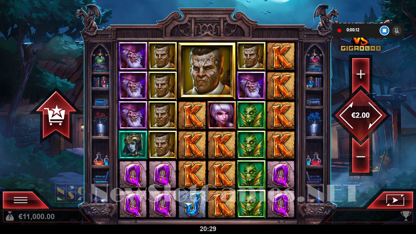 Nightmares VS GigaBlox Slot Slot Image in Demo - pic. 2