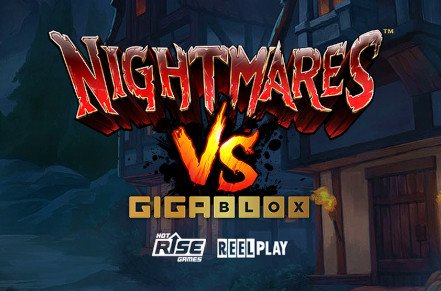 Nightmares VS GigaBlox Slot Logo