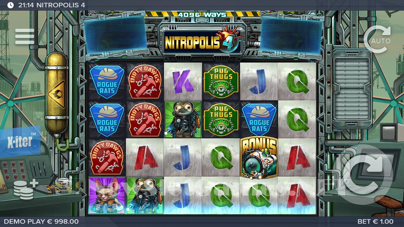 Nitropolis 4 Slot Demo Image