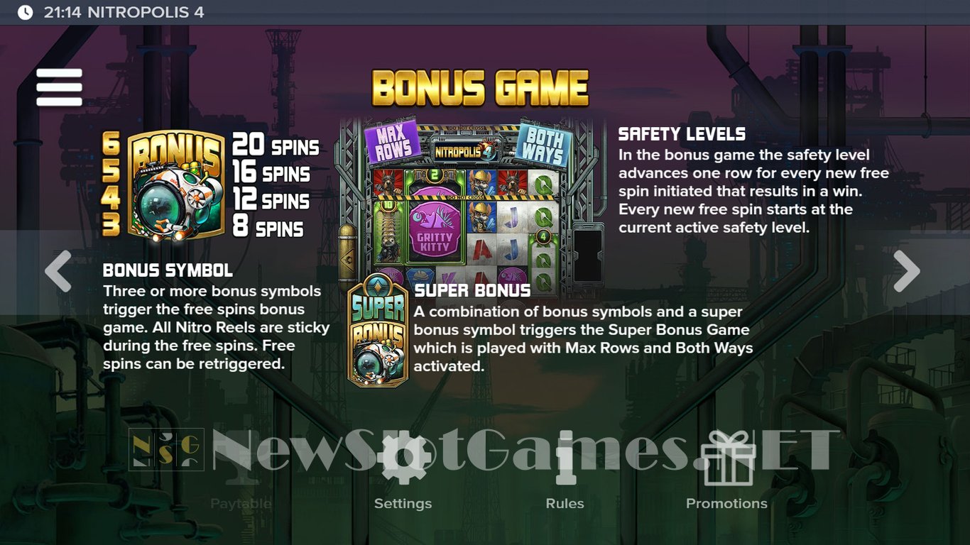 Nitropolis 4 Slot Slot Image in Demo - pic. 9