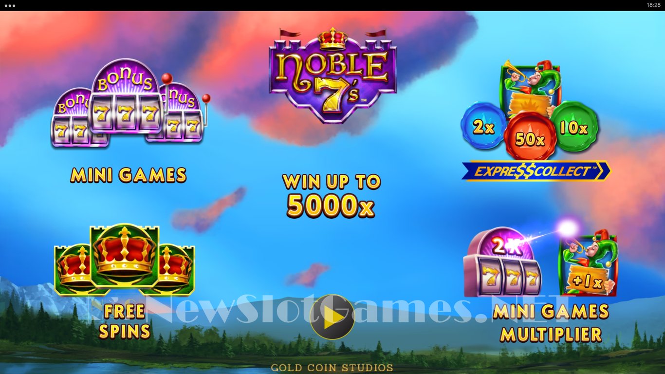 Noble 7s Slot Demo Image