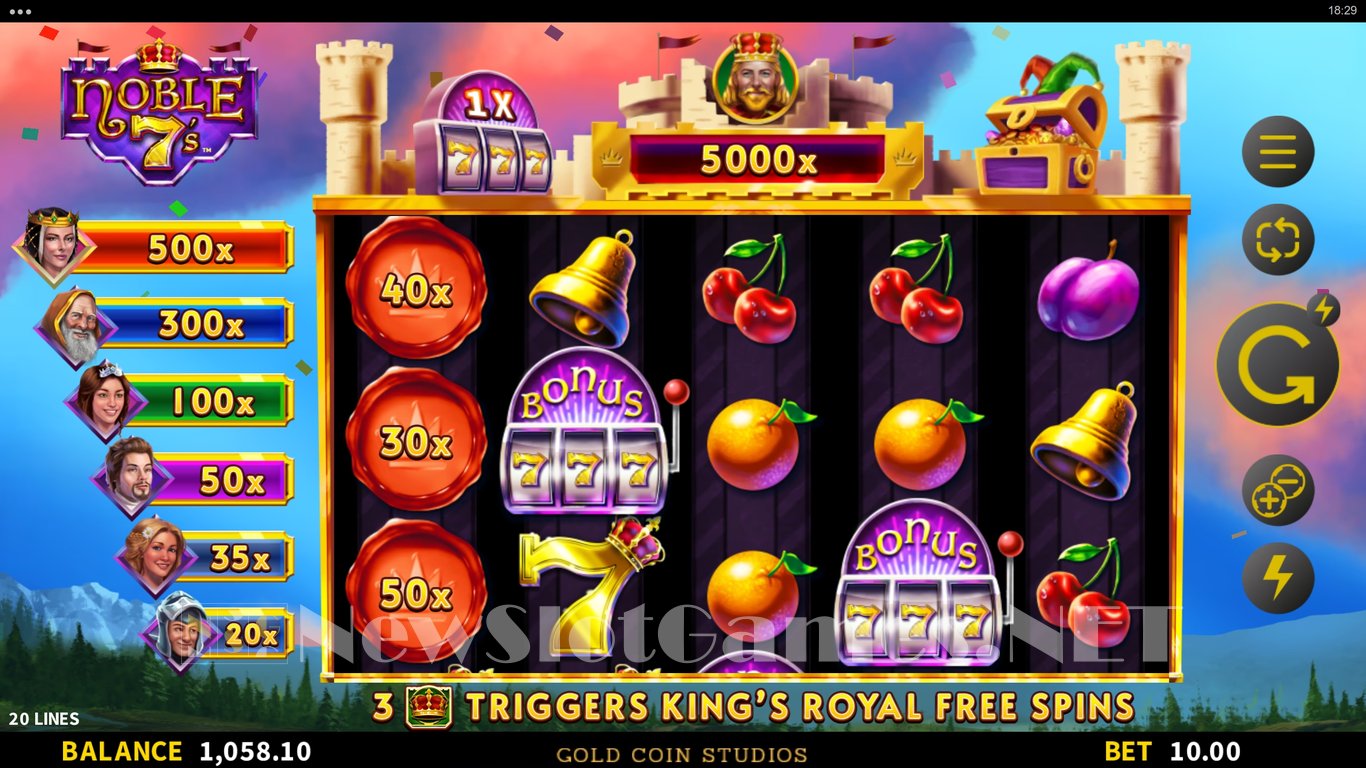 Noble 7s Slot Slot Image in Demo - pic. 2