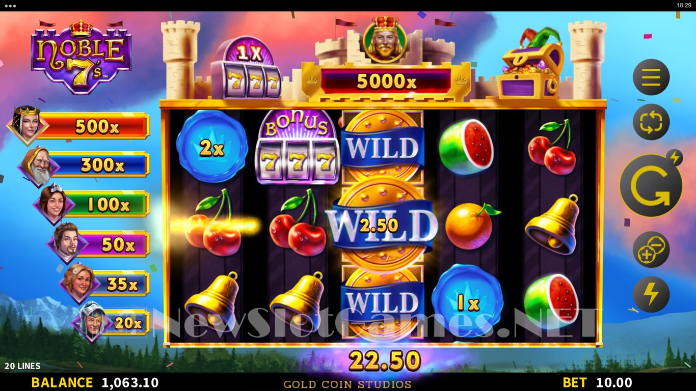 Noble 7s Slot Slot Image in Demo - pic. 5