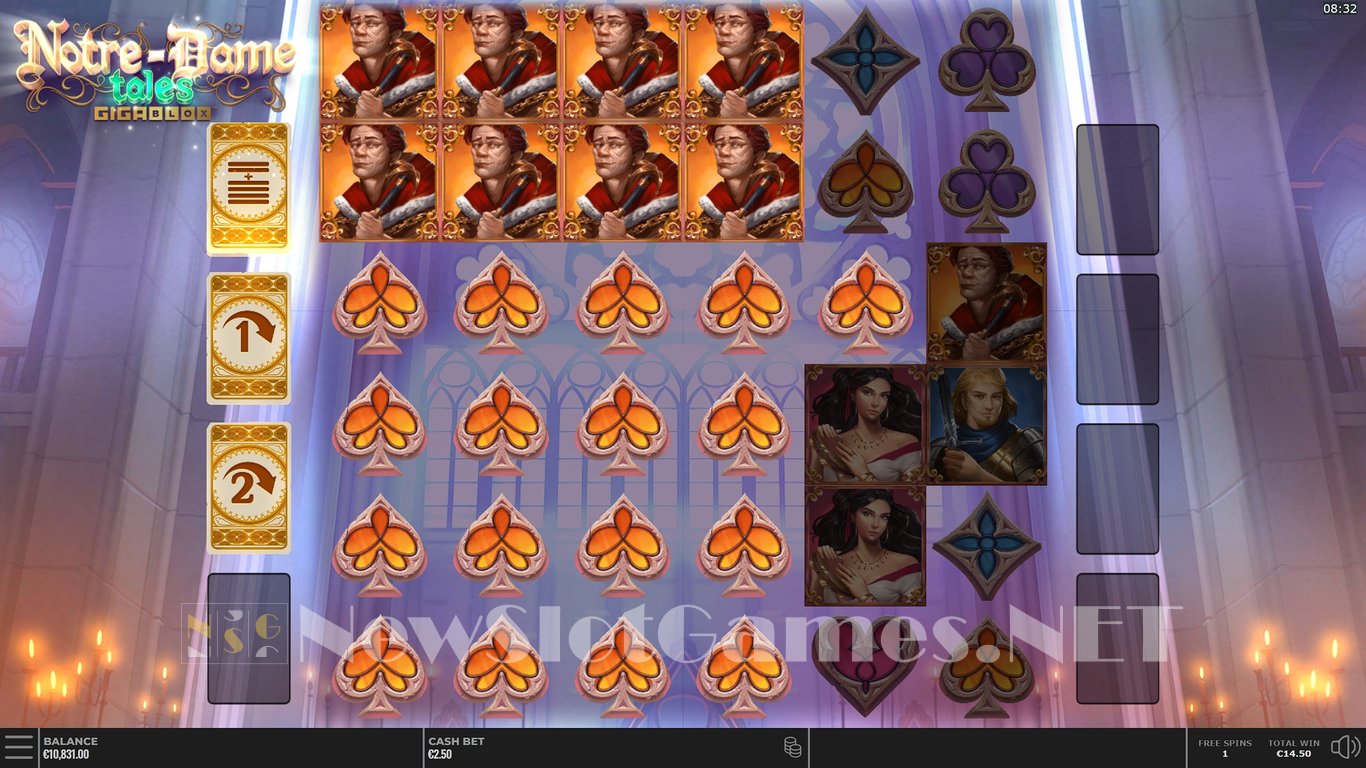 Notre-Dame Tales GigaBlox Slot Slot Image in Demo - pic. 13
