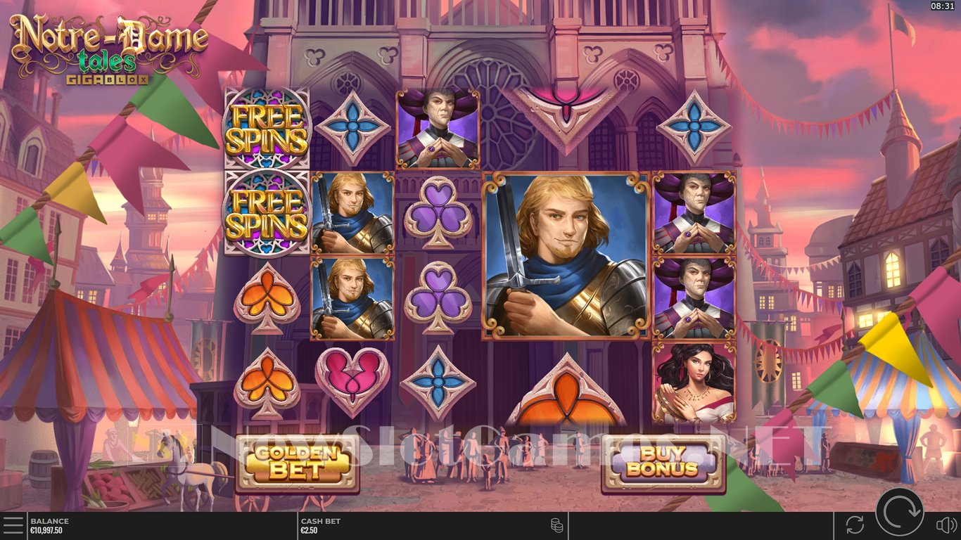 Notre-Dame Tales GigaBlox Slot Slot Image in Demo - pic. 2