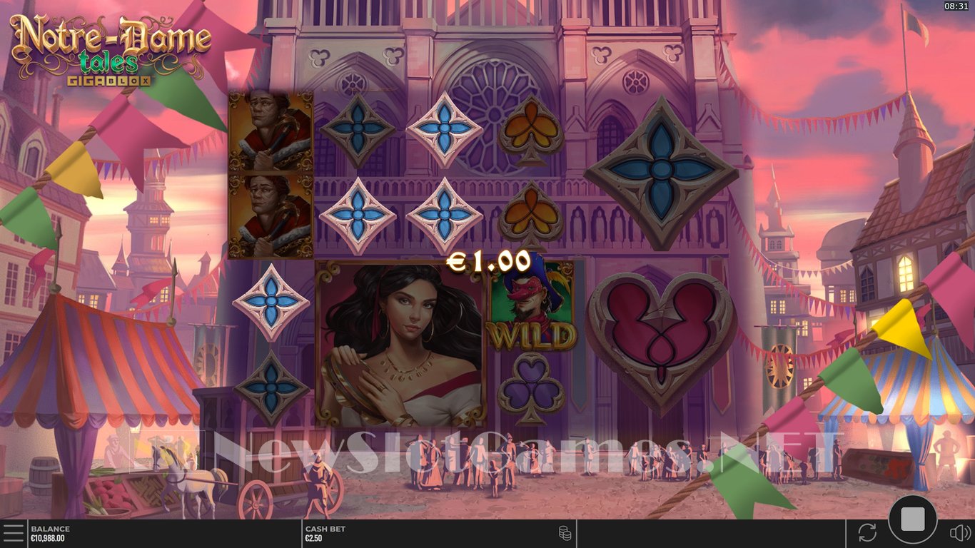 Notre-Dame Tales GigaBlox Slot Slot Image in Demo - pic. 6