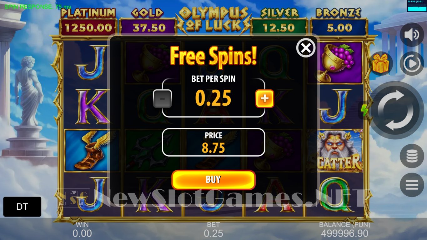 Olympus of Luck Hold the Spin Slot Slot Image in Demo - pic. 10