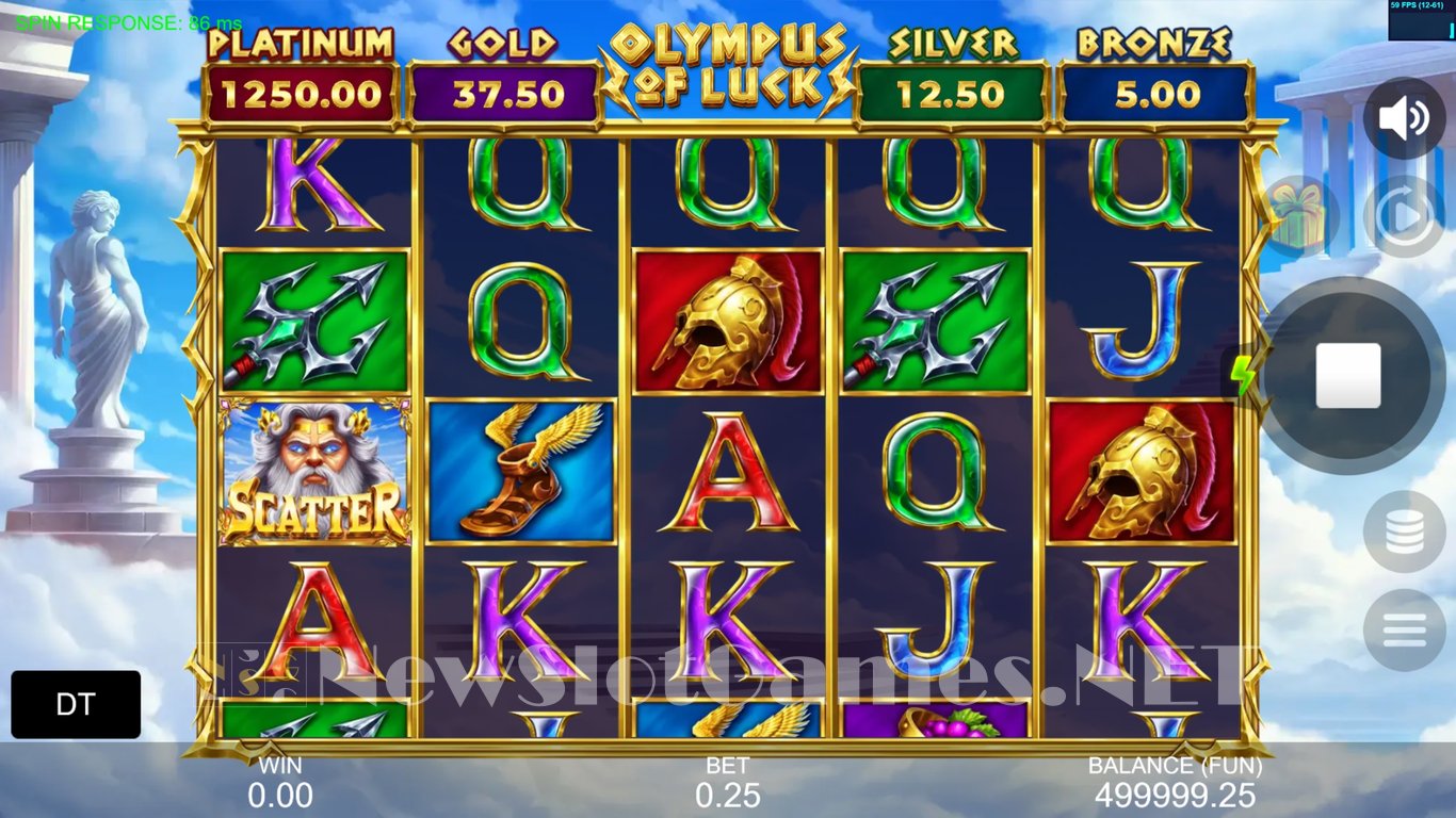 Olympus of Luck Hold the Spin Slot Slot Image in Demo - pic. 2