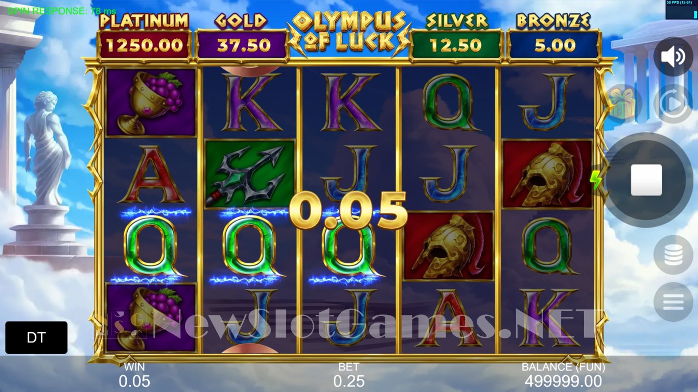 Olympus of Luck Hold the Spin Slot Slot Image in Demo - pic. 3
