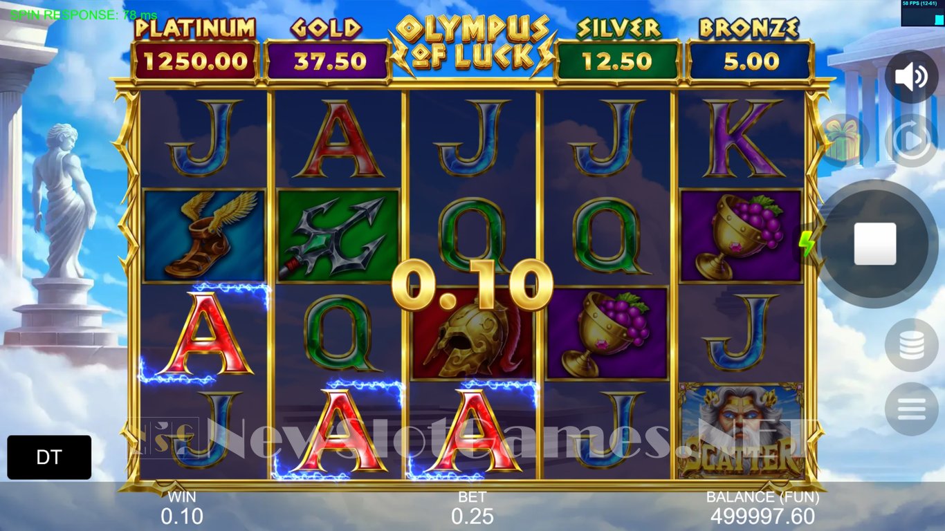 Olympus of Luck Hold the Spin Slot Slot Image in Demo - pic. 4