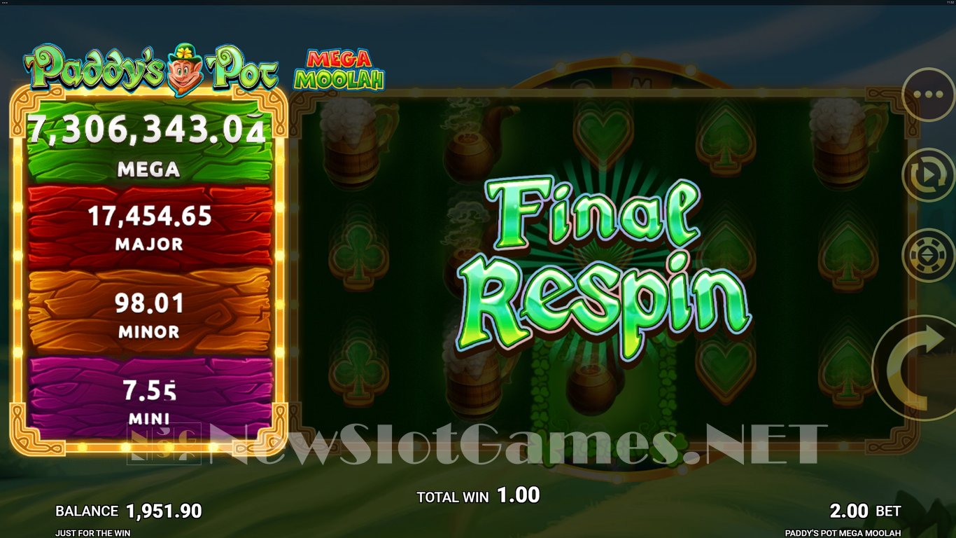 Paddys Pot Mega Moolah Slot Slot Image in Demo - pic. 11