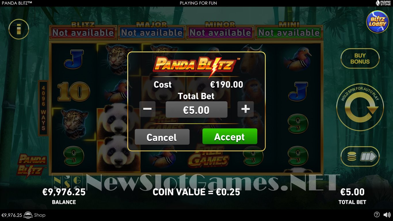Panda Blitz Slot Slot Image in Demo - pic. 6