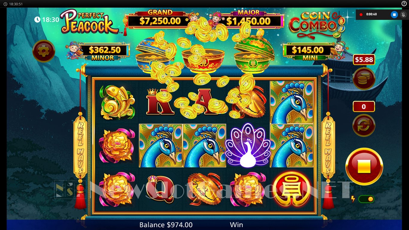 Perfect Peacock Coin Combo Slot Slot Image in Demo - pic. 5