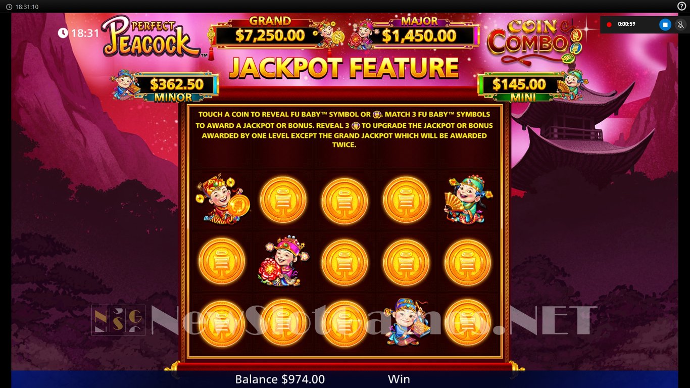 Perfect Peacock Coin Combo Slot Slot Image in Demo - pic. 7