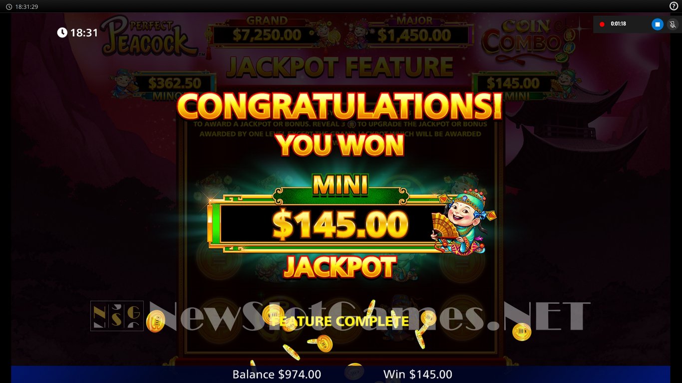 Perfect Peacock Coin Combo Slot Slot Image in Demo - pic. 8
