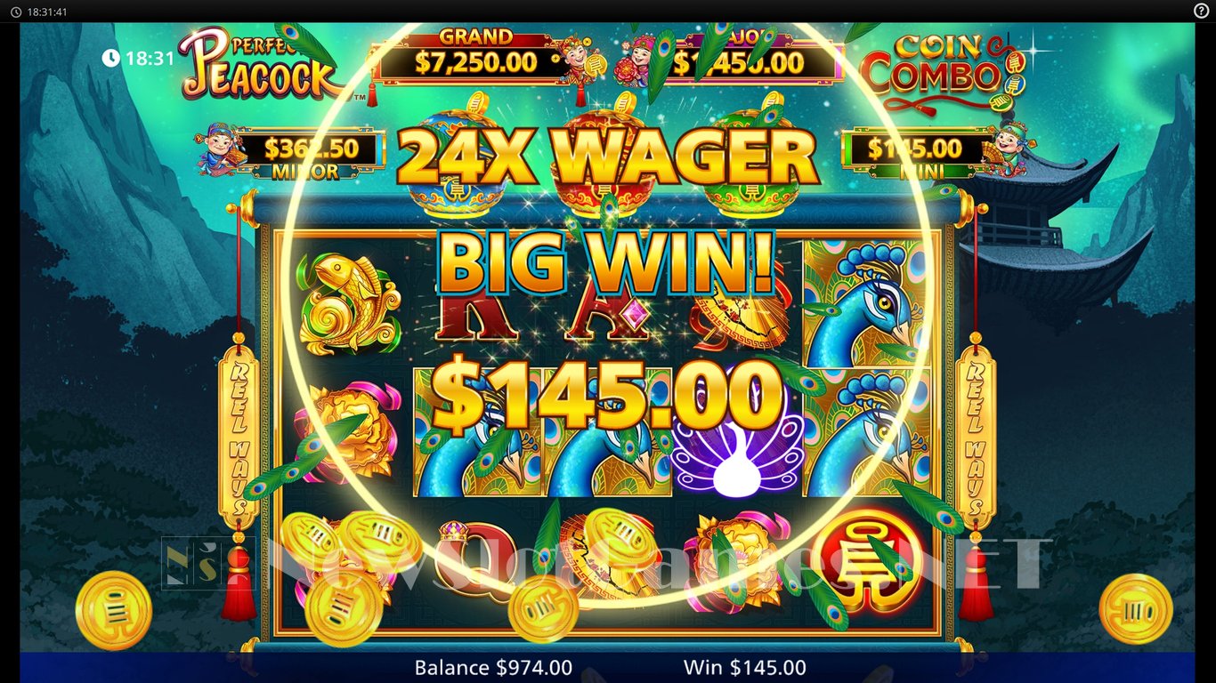 Perfect Peacock Coin Combo Slot Slot Image in Demo - pic. 9