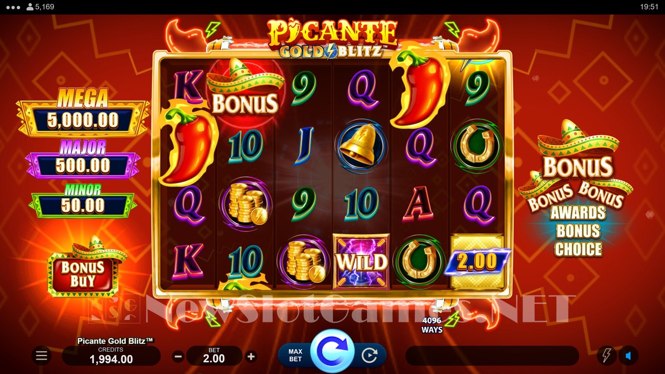 Picante Gold Blitz Slot Demo Image