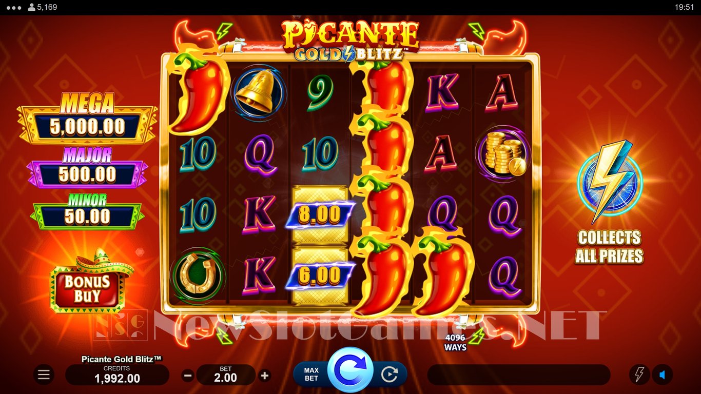 Picante Gold Blitz Slot Slot Image in Demo - pic. 2