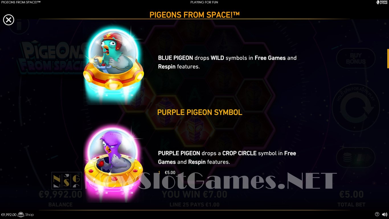Pigeons From Space Slot Slot Image in Demo - pic. 6